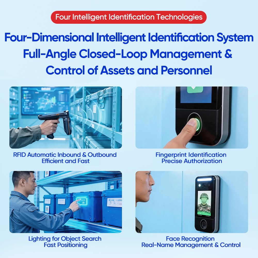 Four-Dimensional IntelligentIdentification SystemFull-Angle Closed-Loop Management &Control of Assets and Personnel