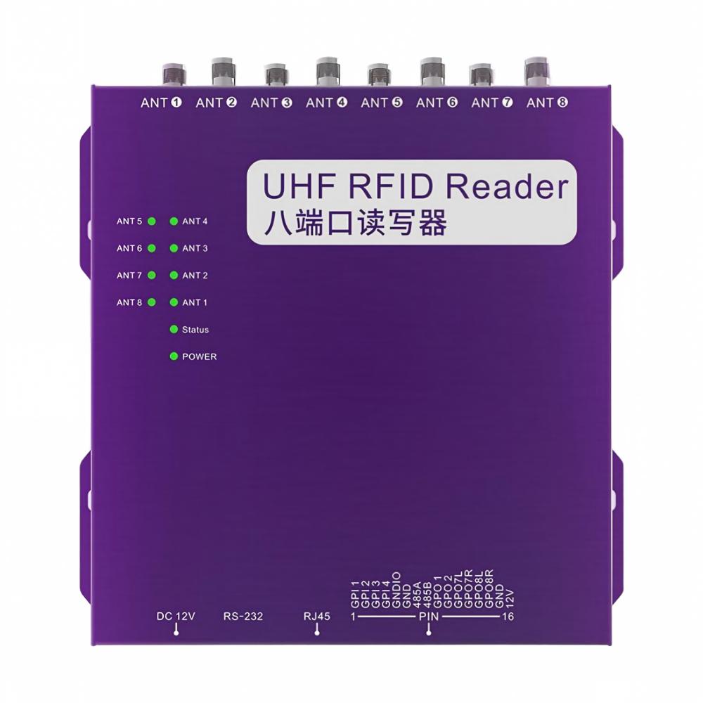 Eight-Channel UHF RFID Reader