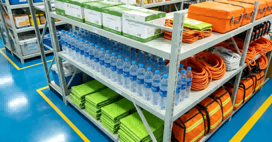 RFID Emergency Supply Management System Architecture RFID emergency supply management system architecture with presentation, application, middleware, and data collection layers