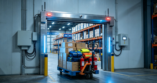 RFID Automated Inbound Management RFID automated inbound management for emergency materials using RFID tags, readers, and warehouse management software